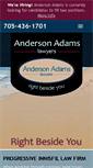 Mobile Screenshot of andersonadams.ca